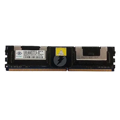 Memória RAM Nanya NT2GT72U4NB1BD-2C: DDR2, 2GB, 2Rx4, 800F, FBDIMM