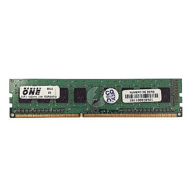 Memória RAM Memory ONE 500000551860 Chip S: DDR3, 2GB, Rx, 1333, UDIMM