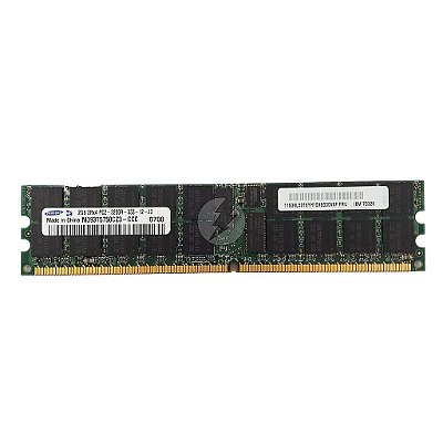 Memória RAM Samsung M393T5750CZ3-CCC 345114-251: DDR2, 2GB, 2Rx4, 333R, RDIMM
