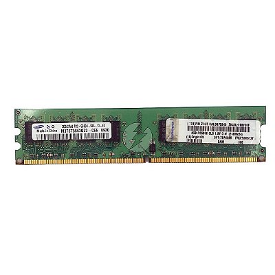 Memória RAM Samsung M378T5663QZ3-CE6 36P3346: DDR2, 2GB, 2Rx8, 667U, UDIMM