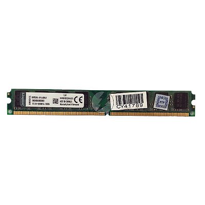 Memória RAM Kingston KVR800D2N6/2G Chip Samsung: DDR2, 2GB, 800, 2Rx8, UDIMM, VLP