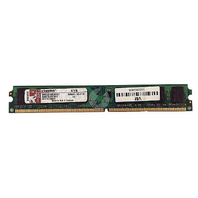 Memória RAM Kingston KVR667D2N5/2G-SP Chip Hynix: DDR2, 2GB, Rx, 667, UDIMM, VLP
