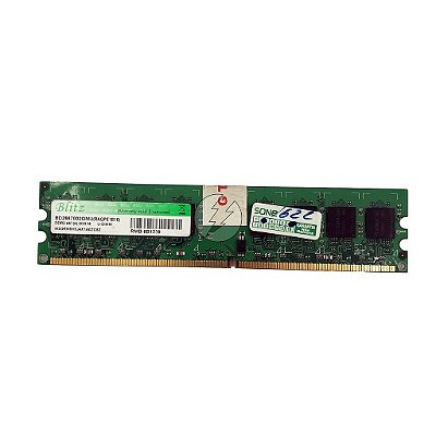 Memória RAM Blitz BD2667002GMU(RAQPE1B16): DDR2, 2GB, Rx, 667, UDIMM