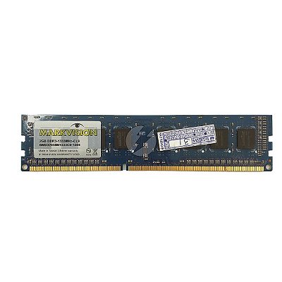 Memória RAM MarkVision BMD32048M1333C9-1308: DDR3, 2GB, Rx, 1333, UDIMM