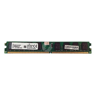 Memória RAM Kingston KVR800D2N5/2G Chip hynix: DDR2, 2GB, 800, UDIMM, VLP