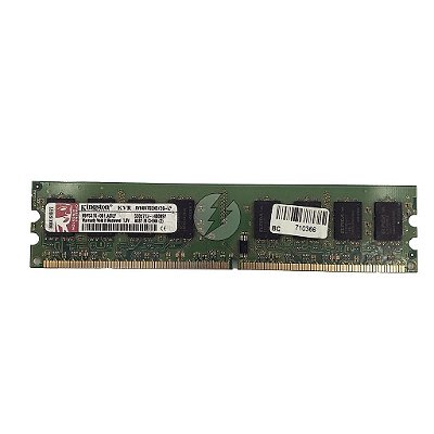 Memória RAM Kingston KVR667D2N5/2G-SP Chip Elpida: DDR2, 2GB, Rx, 667, UDIMM, VLP