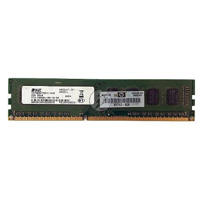 Memória RAM SMART M378B5673EH1-CH9 695H 497157-B28: DDR3, 2GB, 2Rx8, 1066U, UDIMM