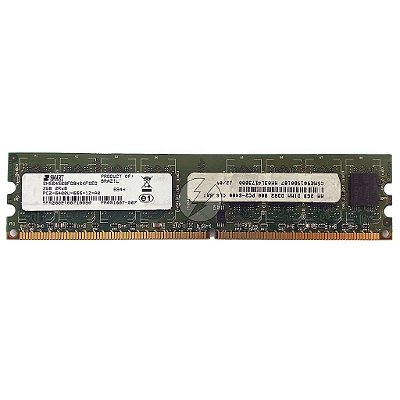Memória RAM SMART SH564568FG8N6KFSEG 684H: DDR2, 2GB, 2Rx8, 800U, UDIMM