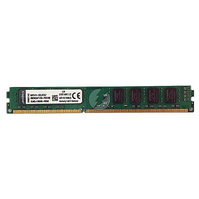Memória RAM Kingston KVR16N11/2 Chip Kingston: DDR3, 2GB, 1Rx8, 1600, UDIMM, VLP