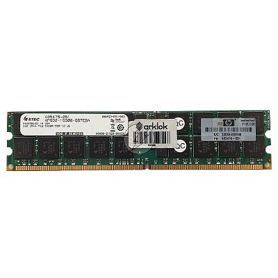 Memória RAM Stec HPQD2-1GD00-667EBA 405476-051: DDR2, 2GB, 2Rx4, 667R, RDIMM