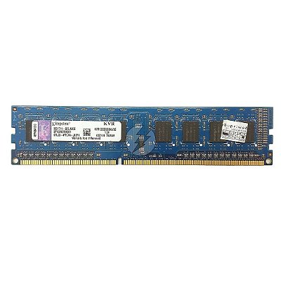 Memória RAM Kingston KVR1333D3S8N9/2G Chip Nanya: DDR3, 2GB, Rx, 1333, UDIMM
