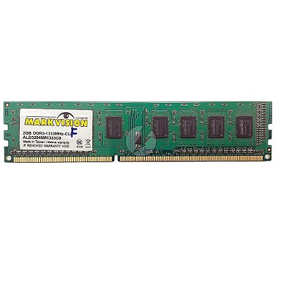 Memória RAM MarkVision ALD32048M1333C9: DDR3, 2GB, Rx, 1333, UDIMM