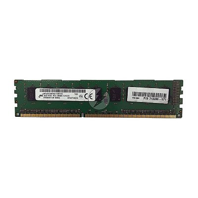 Memória RAM Micron MT9JSF25672AZ-1G9K1ZG 1G9K1ZE 712286-571: DDR3, 2GB, 1Rx8, 1866E, ECC UDIMM