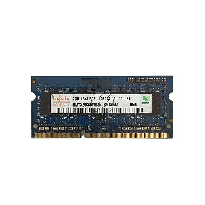 Memória RAM Hynix HMT325S6BFR8C-H9: DDR3, 2GB, 1Rx8, 1333S, SODIMM