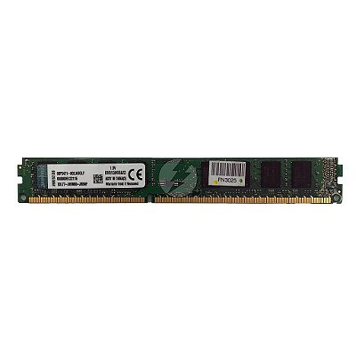 Memória RAM Kingston KVR13N9S6/2 Chip Elpida: DDR2, 2GB, 1Rx16, 1333, UDIMM, VLP