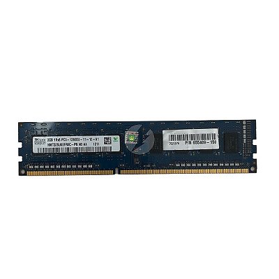 Memória RAM SK Hynix HMT325U6EFR8C-PB 655409-150: DDR3, 2GB, 1Rx8, 1600U, UDIMM