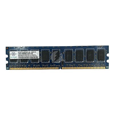 Memória RAM Nanya NT2GT72U8PD0BY-AD: DDR2, 2GB, 2Rx8, 800E, ECC UDIMM