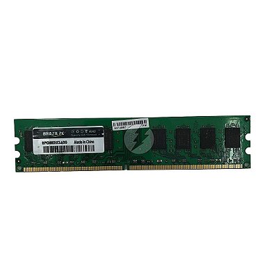 Memória RAM Brazil PC BPC800D2CL6/2G Chip Hynix: DDR2, 2GB, 800, UDIMM