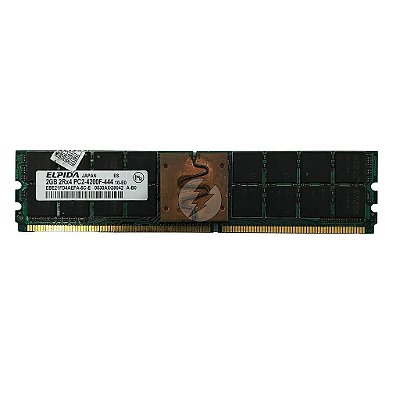 Memória RAM Elpida EBE21FD4AEFA-5C-E: DDR2, 2GB, 2Rx4, 533F, FBDIMM