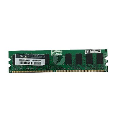 Memória RAM Brazil PC BPC800D2CL6/2G Chip Promos: DDR2, 2GB, 800, UDIMM