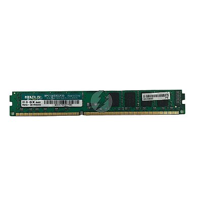 Memória RAM Brazil PC BPC1333D3CL9/2G: DDR3, 2GB, 2Rx8, 1333, UDIMM, VLP