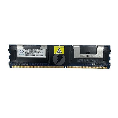 Memória RAM Nanya NT2GT72U8PD1BD-3C: DDR2, 2GB, 2Rx8, 667F, ECC UDIMM
