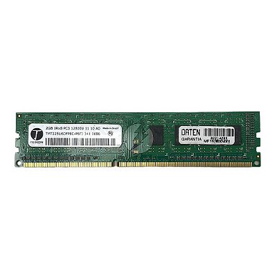 Memória RAM Teikon TMT225U6DFP8C-PBTJ: DDR3, 2GB, 1Rx8, 1600MHz, 12800U, UDIMM