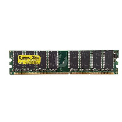 Memória RAM Itautec 01GN4003U58: DDR1, 1GB, Rx, 400, UDIMM