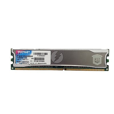 Memória RAM Patriot PSD1G400H PS000198: DDR1, 1GB, Rx, 333, UDIMM