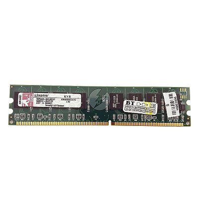 Memória RAM Kingston KVR400X64C3A/1G Chip S: DDR1, 1GB, 2Rx8, 400, UDIMM