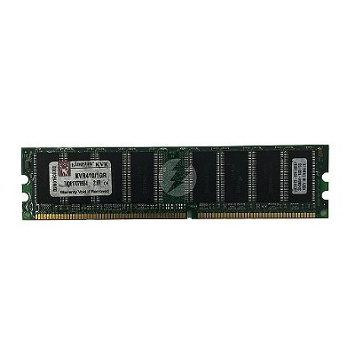 Memória RAM Kingston KVR400/1GR: DDR1, 1GB, Rx, 400, UDIMM