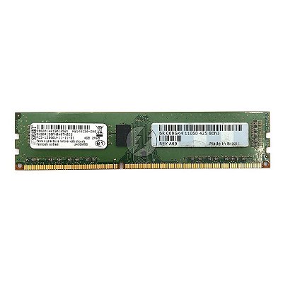 Memória RAM SMART SH564128FH8N0TNSDG U43D05G 655410-D0B: DDR3, 4GB, 2Rx8, 1600, UDIMM
