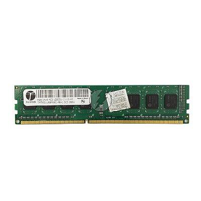 Memória RAM Teikon TMT451U6BFR8C-PBHJ: DDR3, 4GB, 1Rx8, 1600U, UDIMM