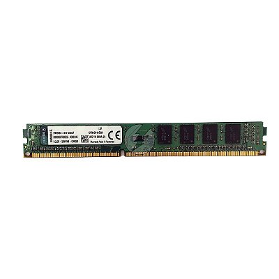 Memória RAM Kingston KVR16N11S8/4 Chip Kingston: DDR3, 4GB, 1Rx8, 1600, UDIMM, VLP