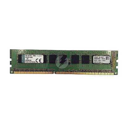 Memória RAM Kingston KVR16LE11S8/4I: DDR3L, 4GB, 1Rx8, 1600E, ECC