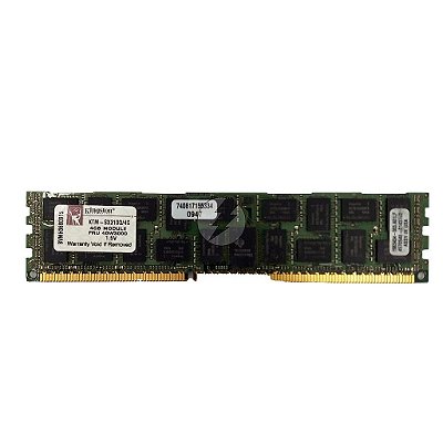 Memória RAM Kingston KTM-SX310Q/4G: DDR3, 4GB, 4Rx8, 1066R, RDIMM