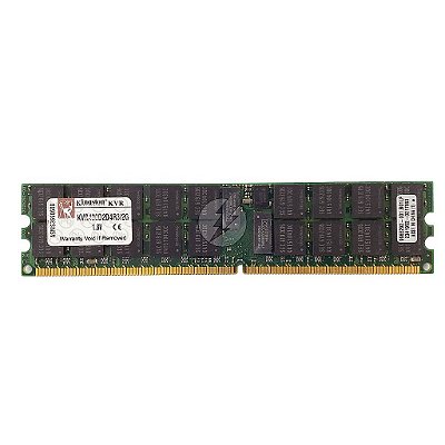 Memória RAM Kingston KVR400D2D4R3/2G Chip Samsung: DDR2, 4GB, 2Rx4, 400R, RDIMM