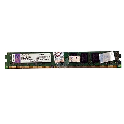 Memória RAM Kingston KVR1333D3N9/4G-SP Chip Kingston: DDR3, 4GB, 2Rx8, 1333, UDIMM, VLP