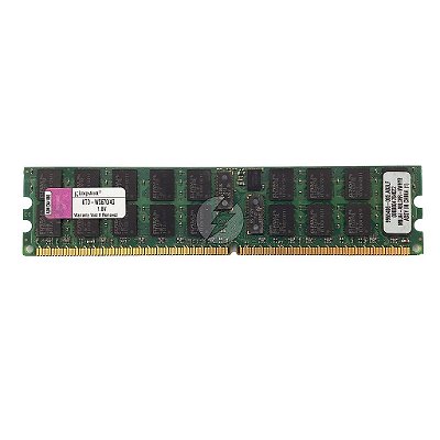 Memória RAM Kingston KTD-WS670/4G Chip Elpida: DDR2, 4GB, 2Rx4, 400, RDIMM