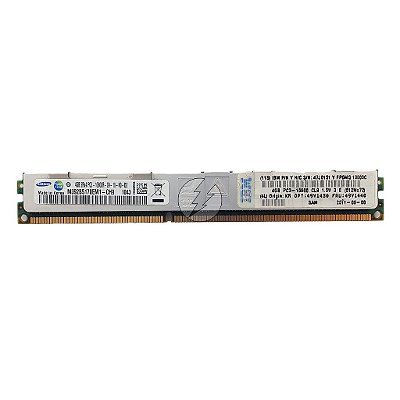 Memória RAM Samsung M392B5170EM1-CH9 47J0151 49Y1440: DDR3, 4GB, 2Rx4, 1333R, RDIMM, VLP