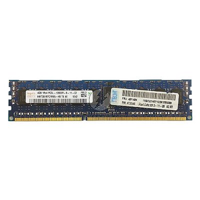 Memória RAM SK hynix HMT351R7CFR4A-H9 47J0145 49Y1424: DDR3L, 4GB, 1Rx4, 1333R, RDIMM