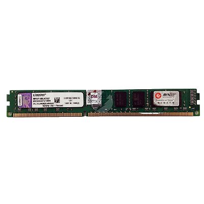 Memória RAM Kingston KVR1333D3N9/4G Chip Samsung: DDR3, 4GB, 2Rx8, 1333, UDIMM, VLP