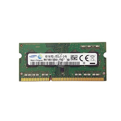 Memória RAM Samsung M471B5173DB0-YK0 687515-964: DDR3L, 4GB, 1Rx8, 1600S, SODIMM
