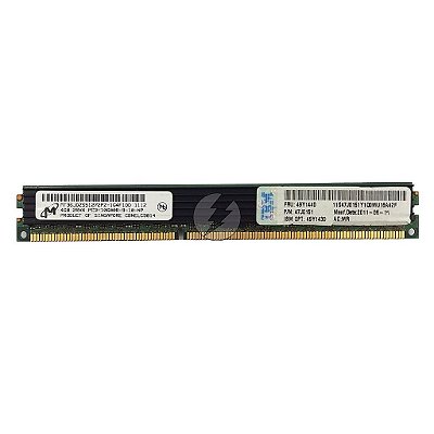 Memória RAM Micron MT36JDZS51272PZ 47J0151 49Y1440: DDR3, 4GB, 2Rx4, 1333R, RDIMM, VLP