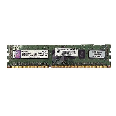 Memória RAM Kingston KVR1333D3D8R9S/4G Chip Elpida: DDR3, 4GB, 2Rx8, 1333, RDIMM