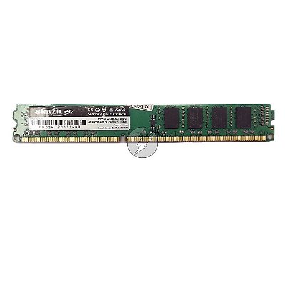 Memória RAM Brazil PC BPC1333D3CL9/4G Chip Elpida: DDR3, 4GB, Rx, 1333, UDIMM, VLP