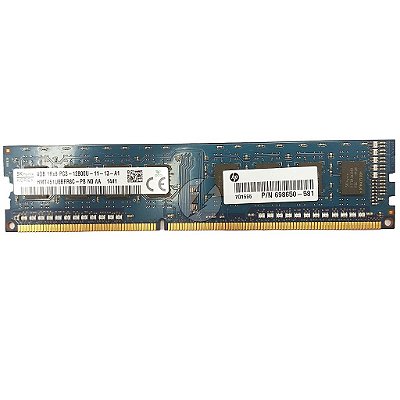 Memória RAM SK hynix HMT451U6BFR8C-PB 698650-581: DDR3, 4GB, 1Rx8, 1600U, UDIMM