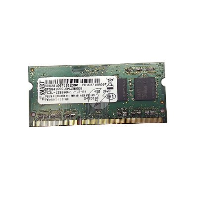 Memória RAM Teikon SF564128CJ8NWMNSEG S43E01G: DDR3L, 4GB, 1Rx8, 1600S, SODIMM