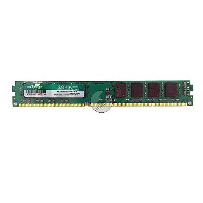 # Memória RAM Brazil PC BPC1333D3CL9/4G Chip Micron: DDR3, 4GB, Rx, 1333, UDIMM