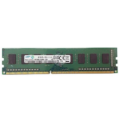 Memória RAM Samsung M378B5173DB0-CK0: DDR3, 4GB, 1Rx8, 1600U, UDIMM